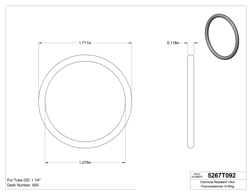 Technical drawing - 5267T812
